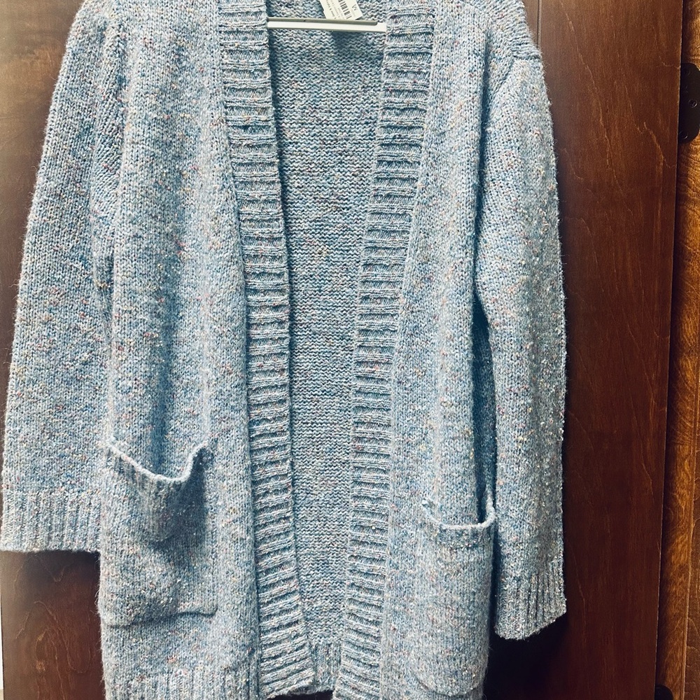 Cozy Blue Knit Sweater